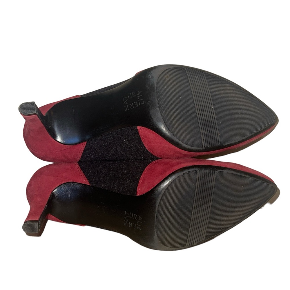 Naturalizer Burgundy/Black suede pumps in size 11 - Picture 6 of 8